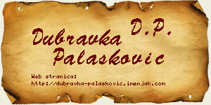 Dubravka Palasković vizit kartica
